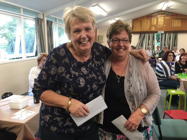 Junior Tournament: second place Barbara Stimson and Lyn Bailie