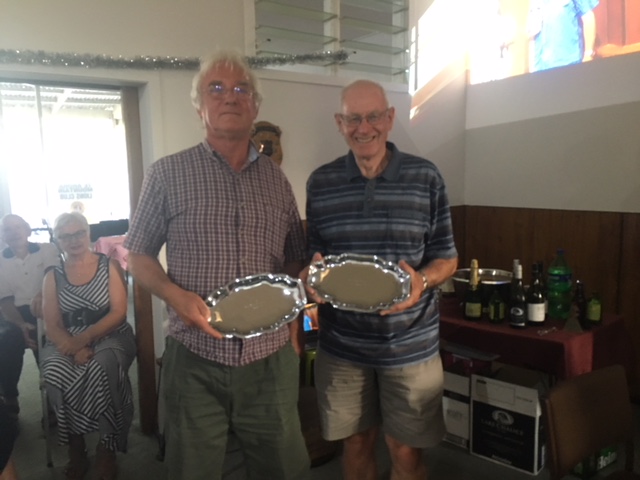 Te Aroha Xmas: John wins Enid Nicho. ... yawn ... this time with Henk!