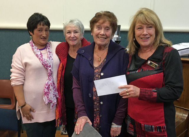 Intermediate Spa Town Teams winners: Intermediate winners from L-R Tina Dudley, Carol Cullen, Muriel Cruickshank and Gilda Rowland