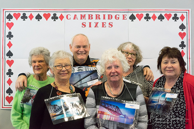 Bridge Mates: The Morrinsville team.